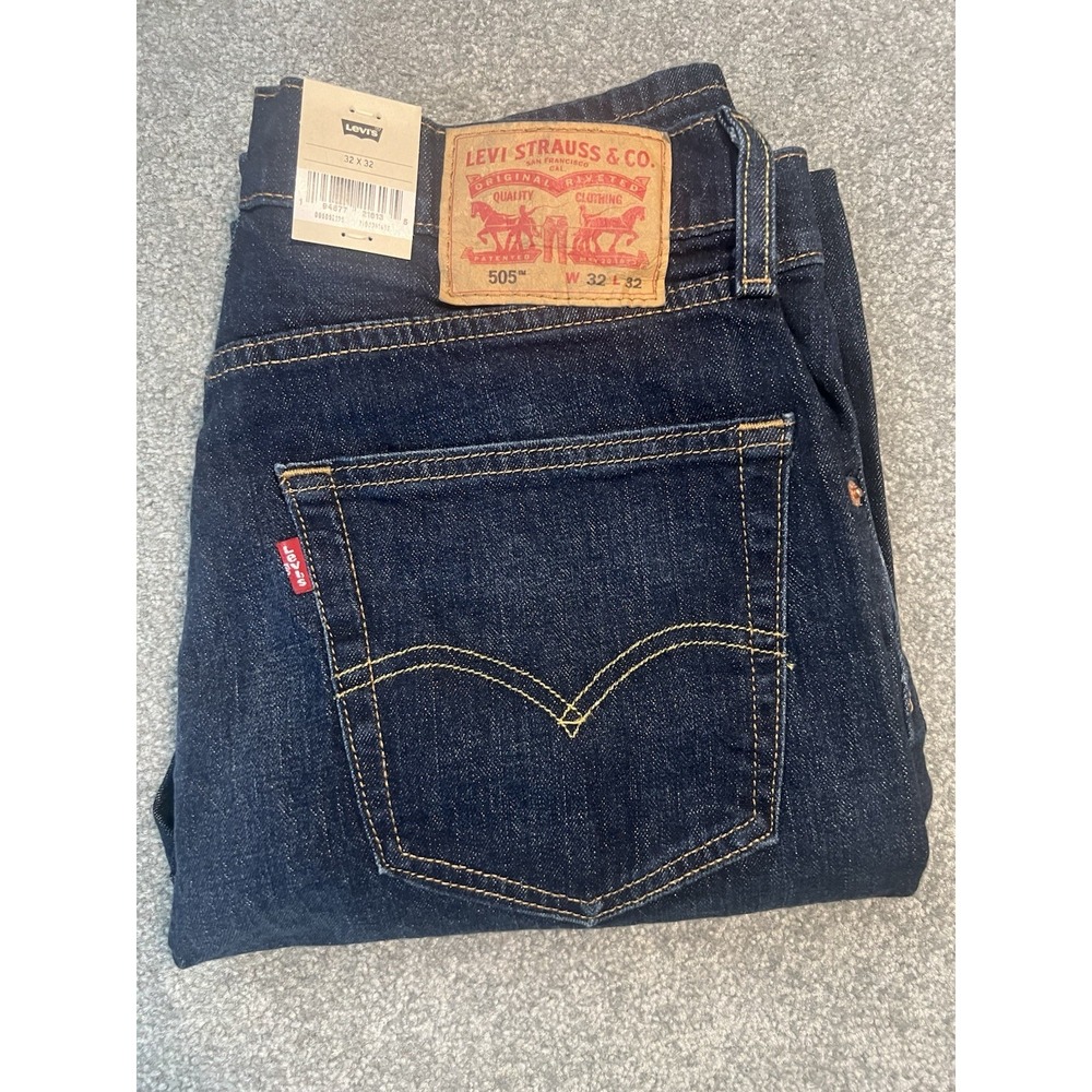 Levi's‎ Men's 505 Regular Fit Jeans, Medium Stonewash, 32w X 32L